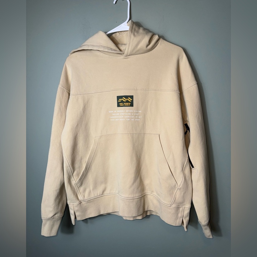 Zara Big Kids Tan Hooded Sweatshirt‎ Size 13/14